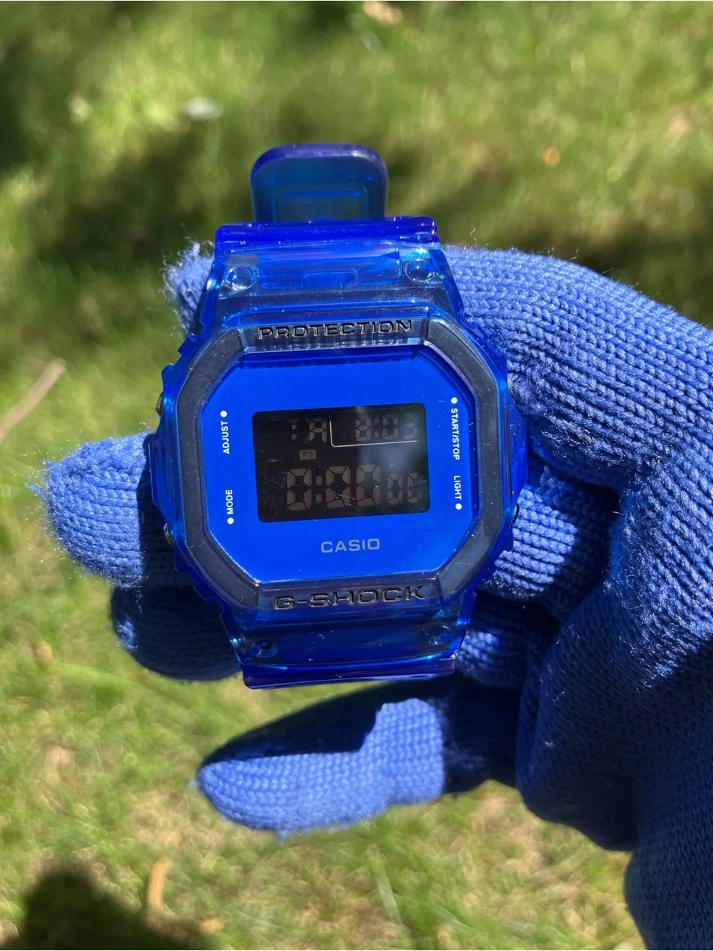 Custom G Shock Blue Dw5600
